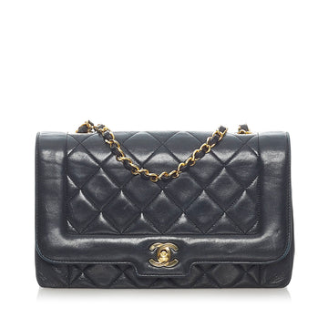 Chanel Medium Diana Flap Lambskin Leather Crossbody Bag