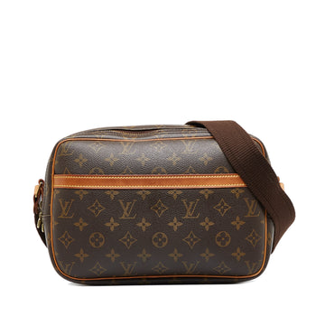 LOUIS VUITTON Monogram Reporter PM Crossbody Bag