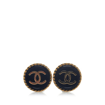 CHANEL CC Clip On Earrings Costume Earrings