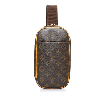 LOUIS VUITTON Monogram Pochette Gange Crossbody Bag