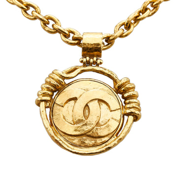 CHANEL CC Pendant Necklace Costume Necklace