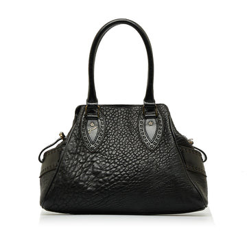 FENDI Leather Etniko Du Jour Handbag