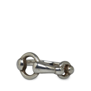 HERMES Horsebit Metal Ring Costume Ring