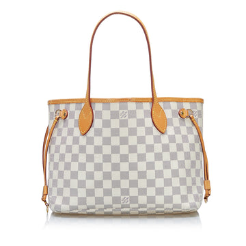 Louis Vuitton Damier Azur Neverfull PM Tote Bag