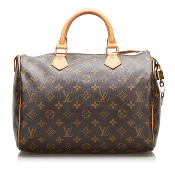 Louis Vuitton Monogram Speedy 30 Boston Bag