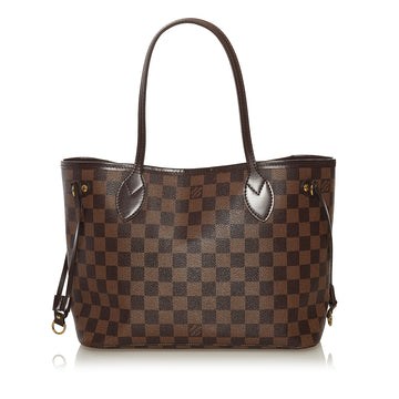 Louis Vuitton Damier Ebene Neverfull PM Tote Bag