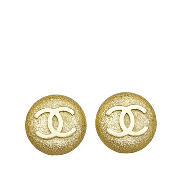 CHANEL CC Clip On Earrings Costume Earrings