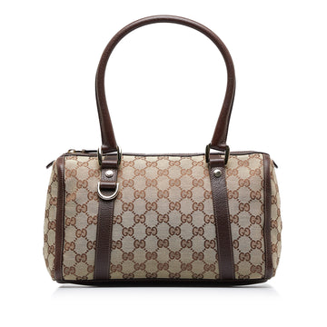 GUCCI GG Canvas Abbey Boston Boston Bag