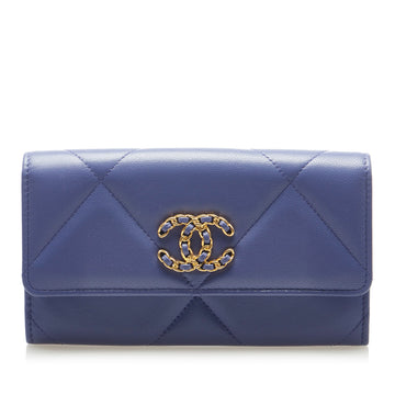 Chanel 19 Flap Wallet Long Wallets