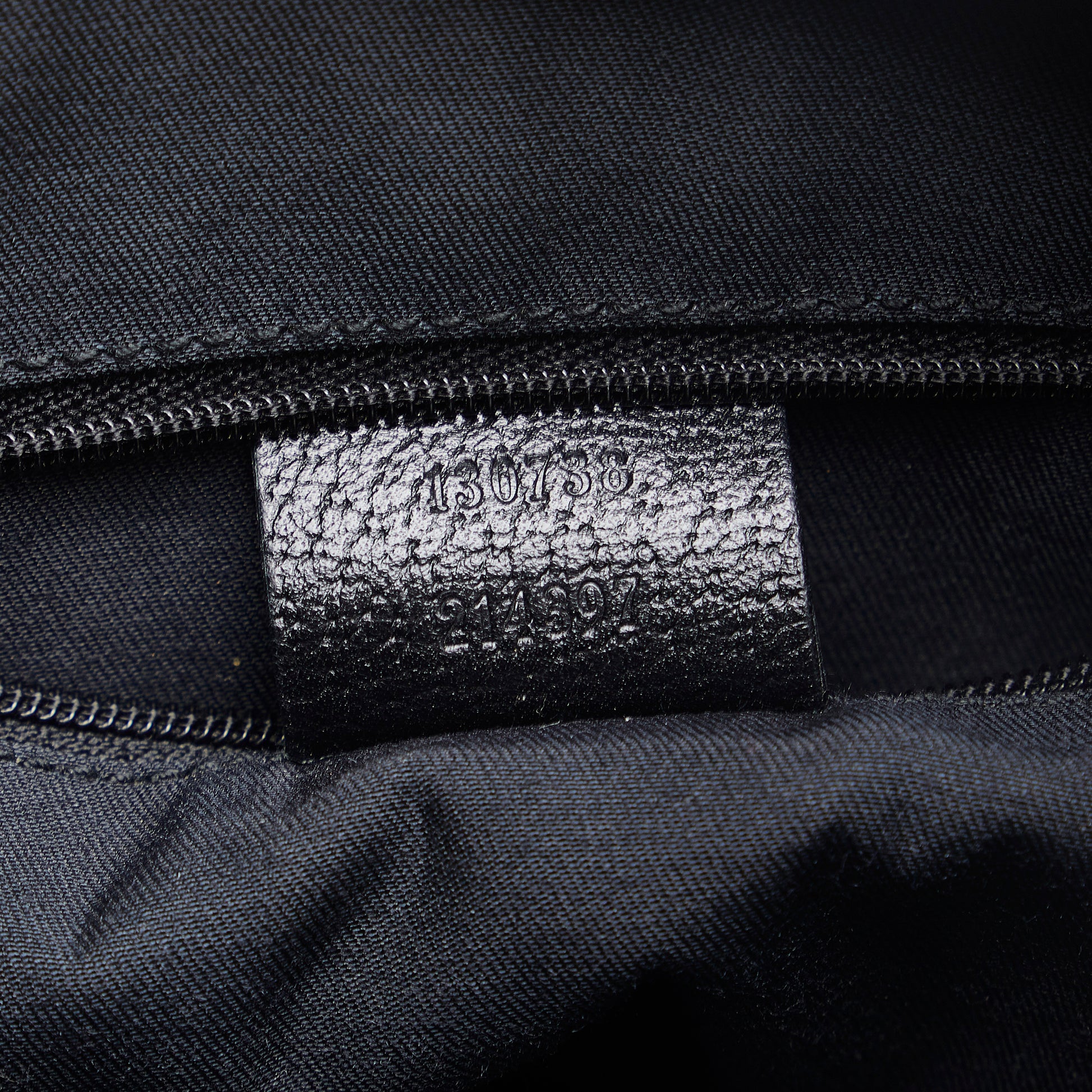 Gucci GG Canvas Handbag 002 1080 Black Canvas Leather