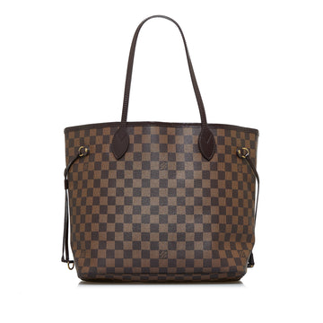 LOUIS VUITTON Damier Ebene Neverfull MM Tote Bag