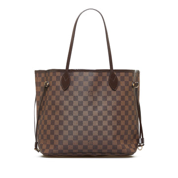 LOUIS VUITTON Damier Ebene Neverfull MM Tote Bag