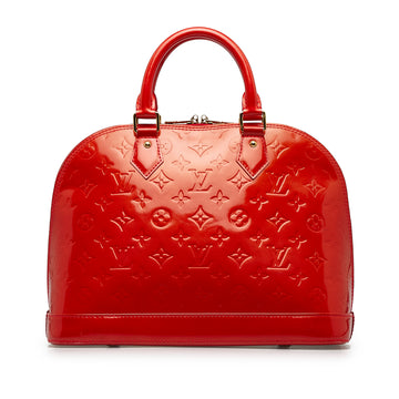 LOUIS VUITTON Monogram Vernis Alma PM Handbag