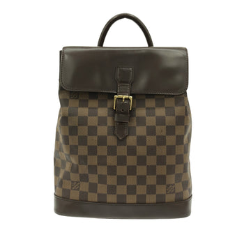 LOUIS VUITTON Damier Ebene Soho Backpack