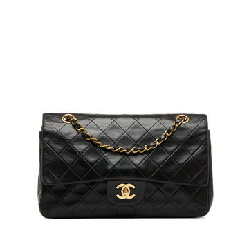 CHANEL Medium Classic Lambskin Double Flap Shoulder Bag