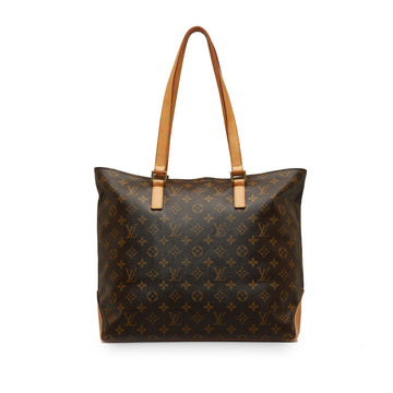 LOUIS VUITTON Monogram Cabas Mezzo Tote Bag