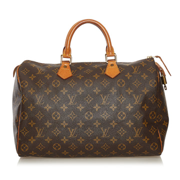 Louis Vuitton Monogram Speedy 35 Boston Bag