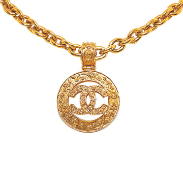 CHANEL CC Pendant Necklace Costume Necklace