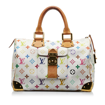 LOUIS VUITTON Monogram Multicolore Speedy 30 Boston Bag