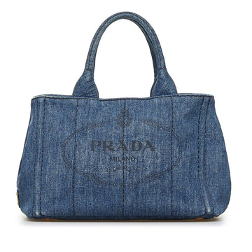 PRADA Canapa Logo Handbag