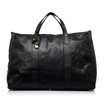 LOEWE Anagram Lambskin Leather Travel Bag