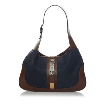 Gucci Canvas Web Jackie O Hobo Bag