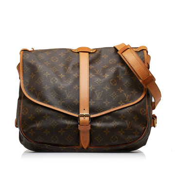 LOUIS VUITTON Monogram Saumur 35 Crossbody Bag