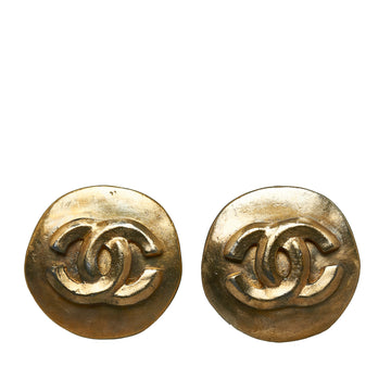 CHANEL CC Clip On Earrings Costume Earrings