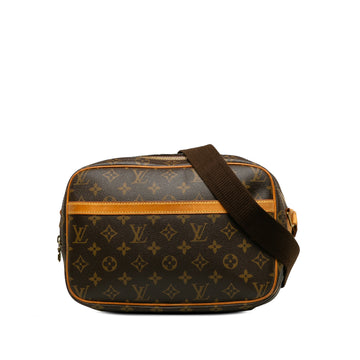 LOUIS VUITTON Monogram Reporter PM Crossbody Bag