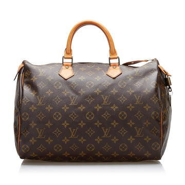 Louis Vuitton Monogram Speedy 35 Boston Bag