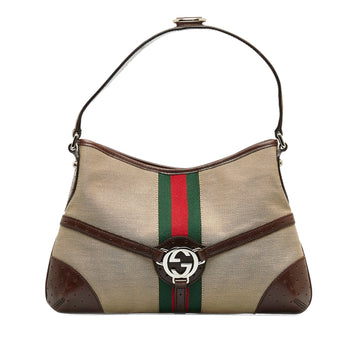 GUCCI Reins Web Shoulder Bag