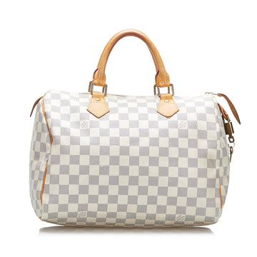 Louis Vuitton Damier Azur Speedy 30 Boston Bag