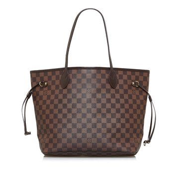 LOUIS VUITTON Damier Ebene Neverfull MM Tote Bag