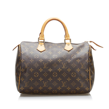 Louis Vuitton Monogram Speedy 30 Boston Bag