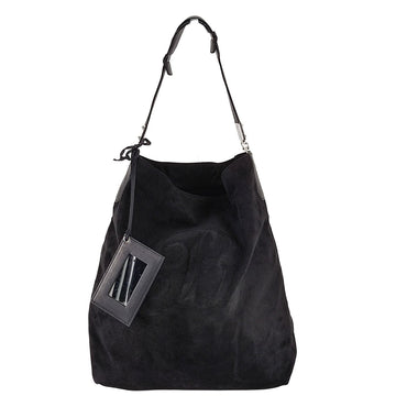 BALENCIAGA Balenciaga Balenciaga maxi Shopper shoulder bag in black suede