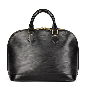 Louis Vuitton Black Epi Leather Alma PM Tote