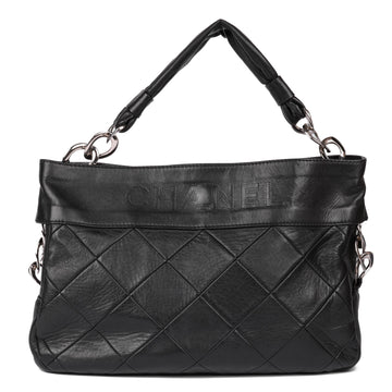 Chanel Black Quilted Lambskin Timeless Shoulder Bag