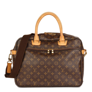 Louis Vuitton Brown Monogram Coated Canvas & Vachetta Leather Icare Briefcase