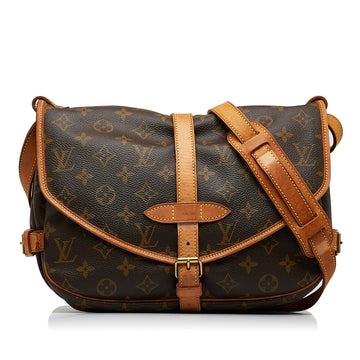 LOUIS VUITTON Monogram Saumur 30 Crossbody Bag