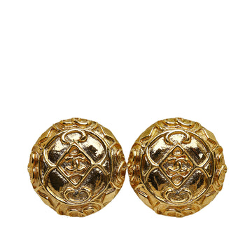 CHANEL CC Clip On Earrings Costume Earrings