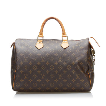 Louis Vuitton Monogram Speedy 35 Boston Bag