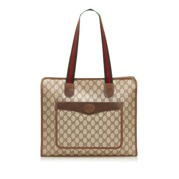 Gucci GG Plus Sherry Line Tote Tote Bag