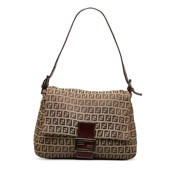 FENDI Zucchino Mamma Forever Shoulder Bag