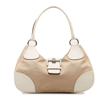 PRADA Canapa Shoulder Bag