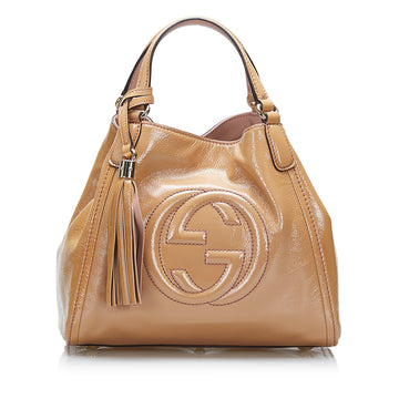 Gucci Small Patent Soho Satchel