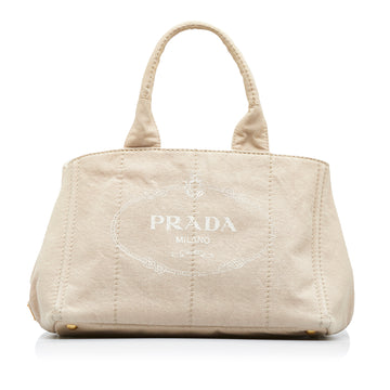 PRADA Canapa Logo Handbag