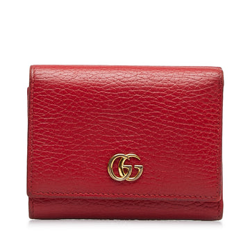 GUCCI GG Marmont Leather Small Wallet Small Wallets