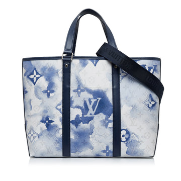 LOUIS VUITTON Monogram Watercolor Weekend Tote PM Satchel