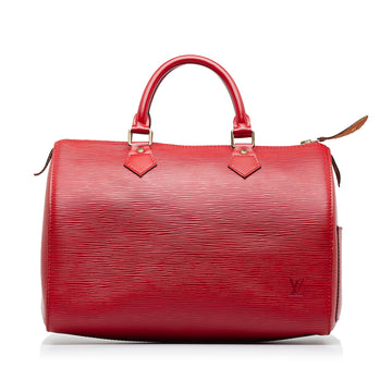 LOUIS VUITTON M43017 Epi Speedy25 Mini Duffle Bag Hand Bag Epi Leather Red