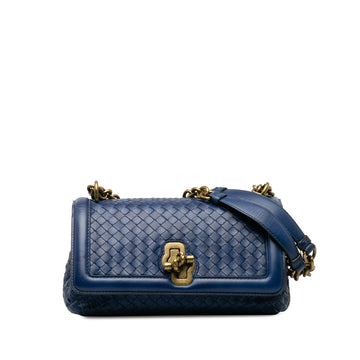 BOTTEGA VENETA Intrecciato Olimpia Knot Shoulder Bag